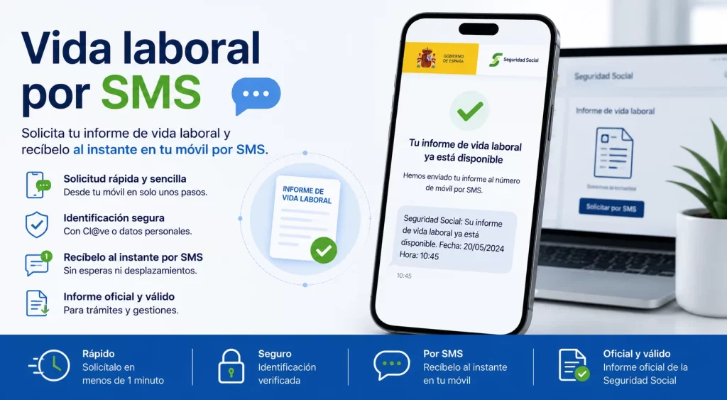 Vida laboral por SMS